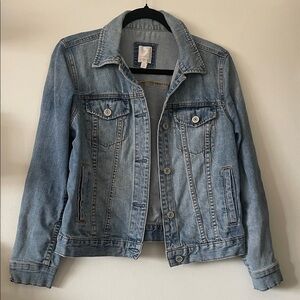 LC Lauren Conrad|Classic Light Denim Wash Jacket|Small|EUC